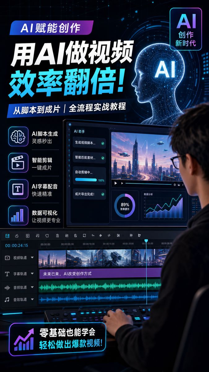 免费看片传媒-AI视频剪辑教程传媒